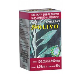 HOJAS DE OLIVO TABLETAS 100 tabs.