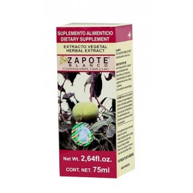 HOJAS DE ZAPOTE BLANCO EXTRACTO VEGETAL  75ml