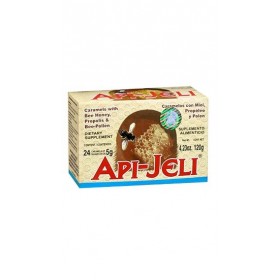 MIEL DE ABEJA, PROPÓLEOS DE ABEJA Y POLEN CARAMELOS 24 pzas.