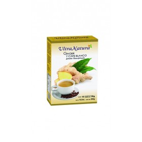 CAFÉ BLANCO CON JENGIBRE SOLUBLE DESCAFEINADO 300g